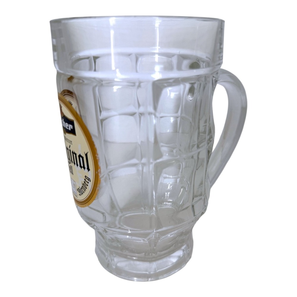 Tucher Nurnberger Original Hell 950 Jahre Nurnberg 0.5L Dimpled Glass Beer Mug - Picture 4 of 16